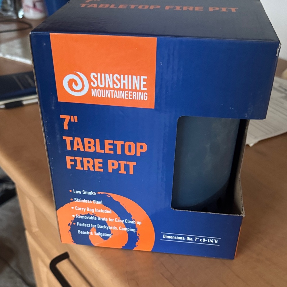 Tabletop fire pit
